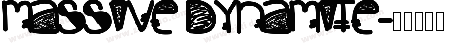 Massive Dynamite字体转换